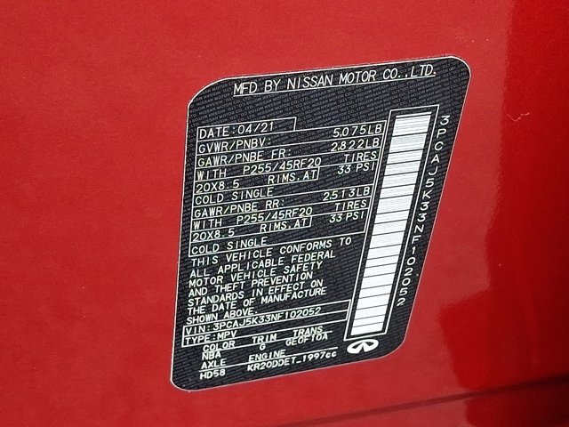 Used 2022 INFINITI QX55 Essential w/ Proactive Package image 30