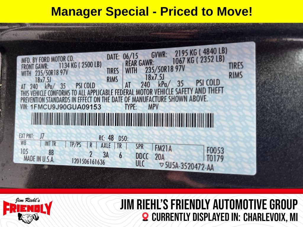 Used 2016 Ford Escape Titanium image 29