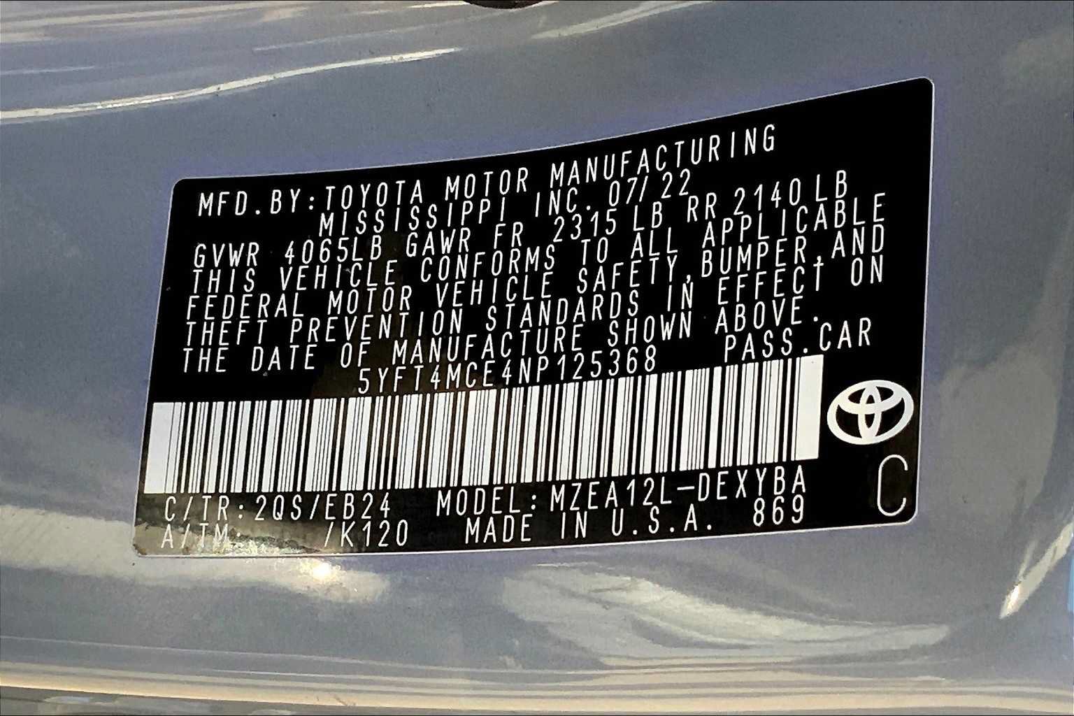 Used 2022 Toyota Corolla XSE w/ Carpet Mat Package (TMS) FWD image 36