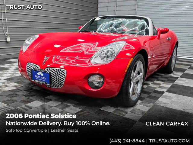 Used 2006 Pontiac Solstice Convertible w/ Premium Package