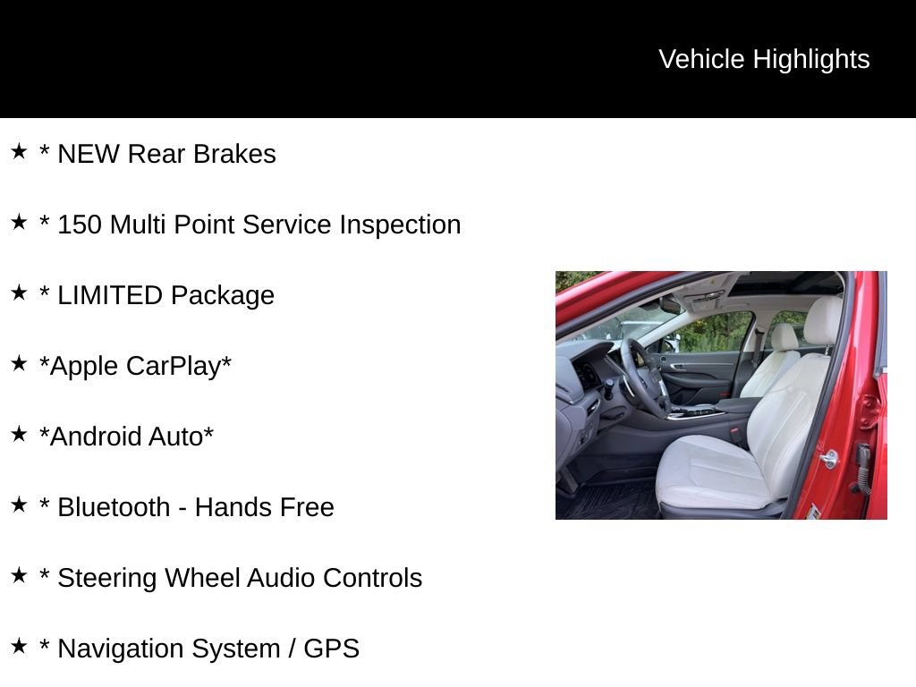 Used 2020 Hyundai Sonata Limited w/ Cargo Package FWD image 2