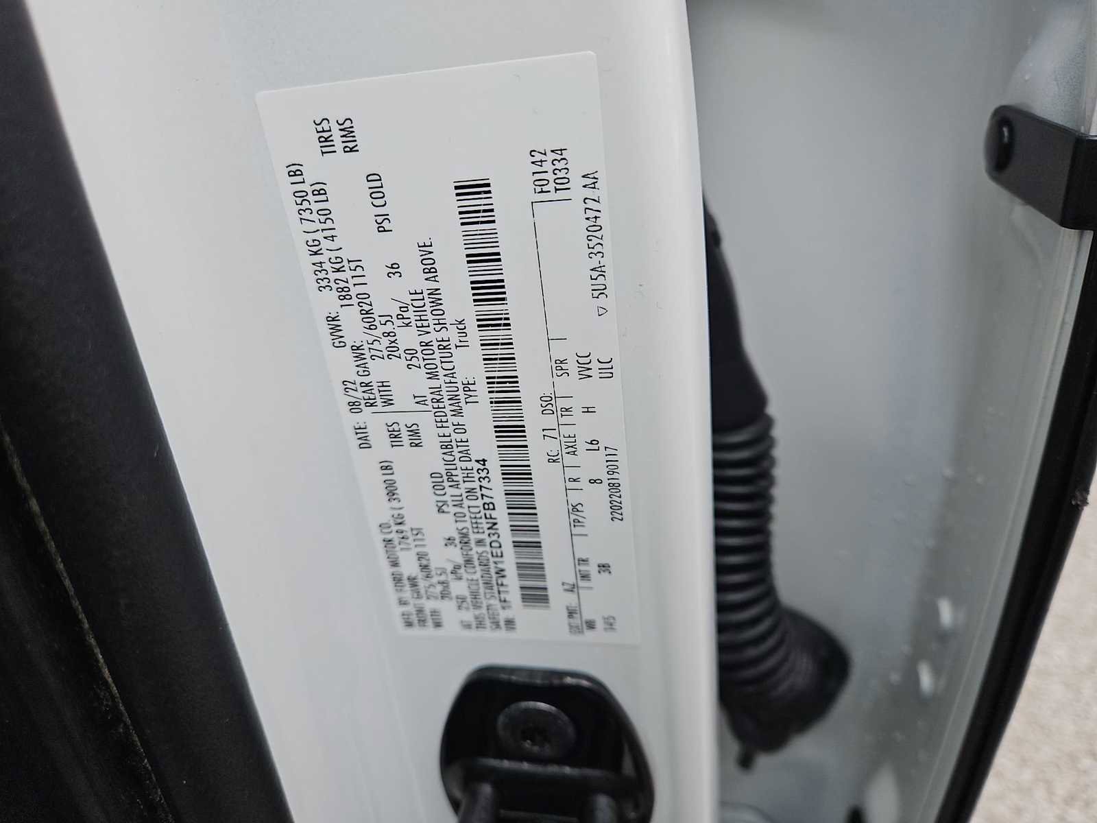 Used 2022 Ford F150 Platinum w/ Equipment Group 701A High image 38