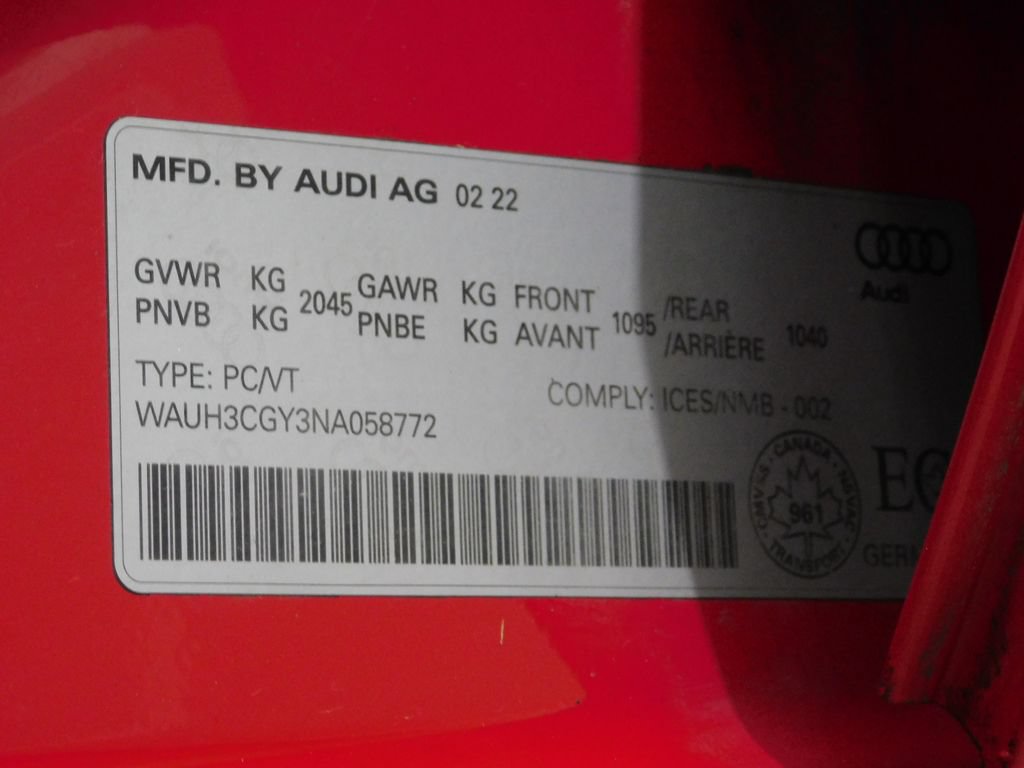 Used 2022 Audi S3 Premium Plus AWD/4WD image 96