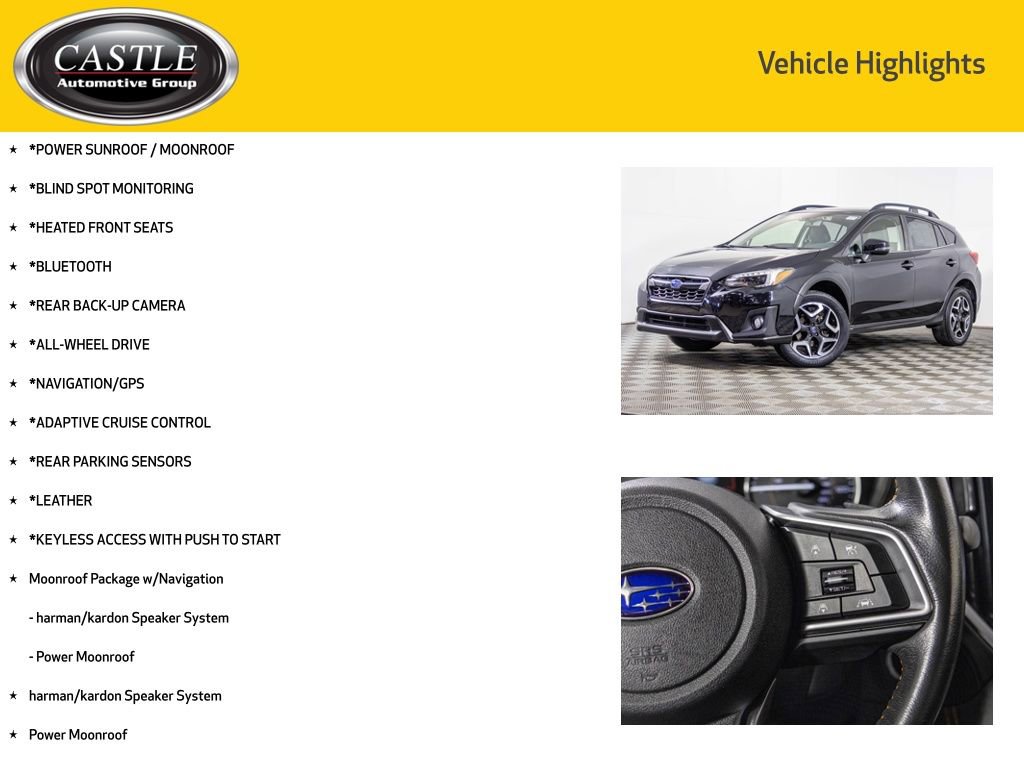 Used 2019 Subaru Crosstrek 2.0i Limited w/ Moonroof Package w/Navigation image 3