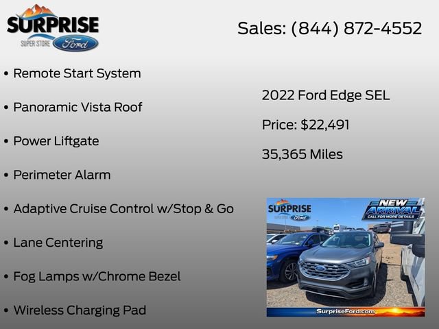 Used 2022 Ford Edge SEL w/ Convenience Package AWD/4WD image 19