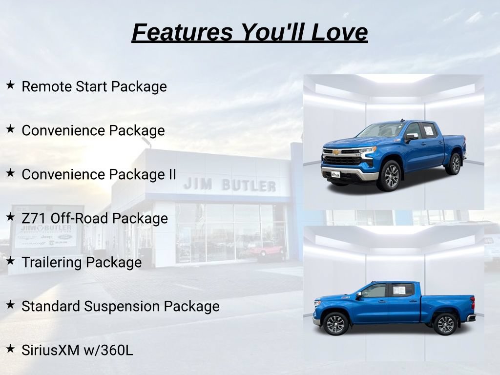 Used 2023 Chevrolet Silverado 1500 LT w/ Z71 Off-Road Package AWD/4WD image 24