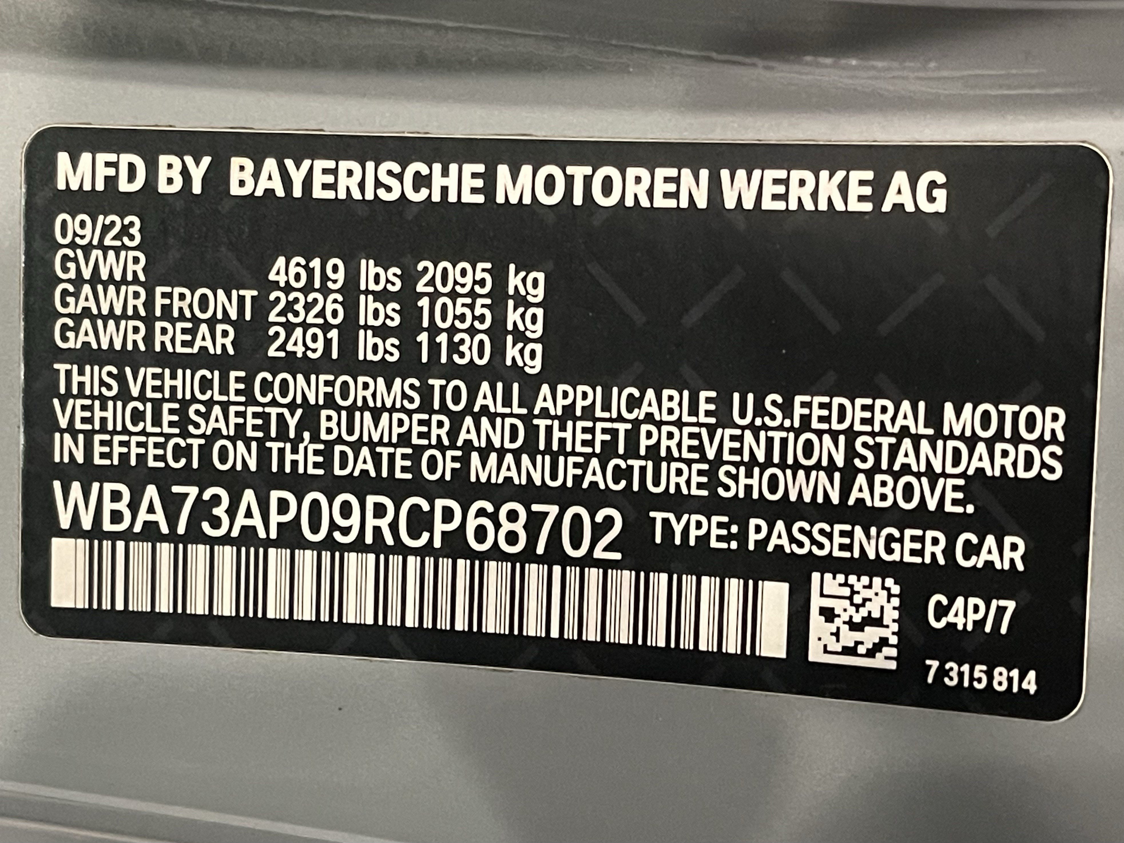 Certified 2024 BMW 430i xDrive Coupe w/ M Sport Package AWD/4WD image 24