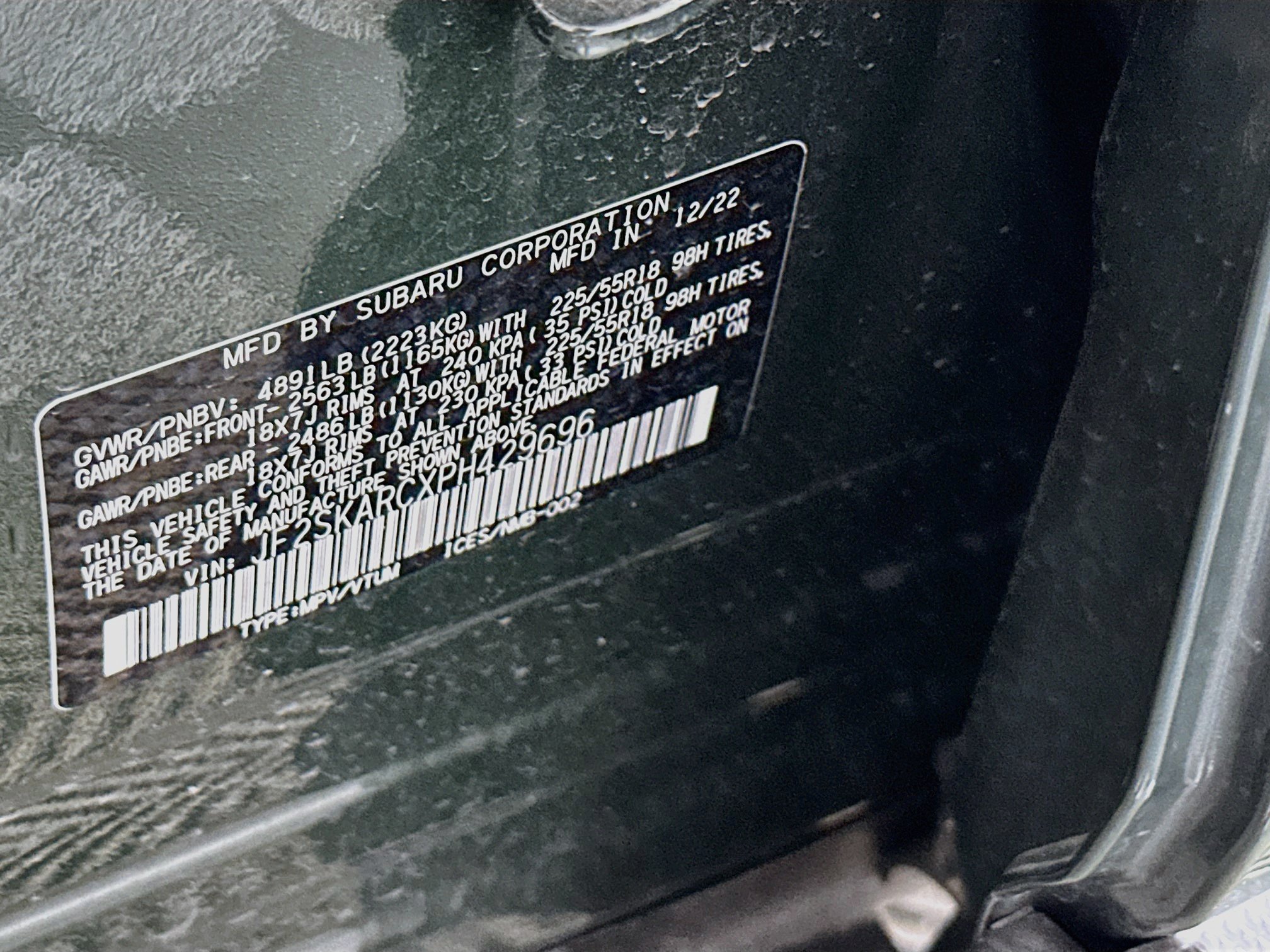 Used 2023 Subaru Forester Touring AWD/4WD image 12