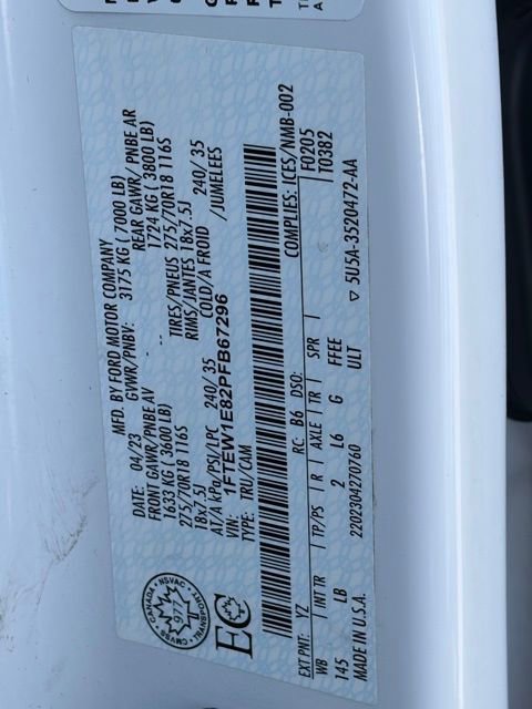 Used 2023 Ford F150 Tremor w/ 360 Degree Camera Package image 35