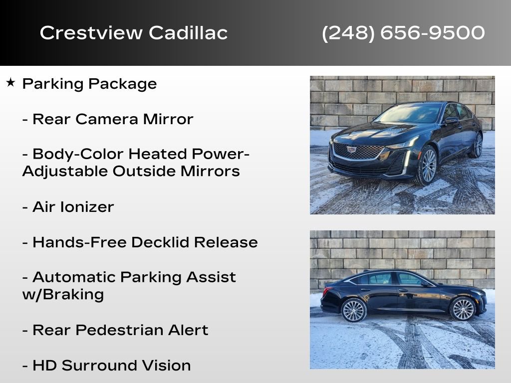 Certified 2022 Cadillac CT5 Premium Luxury w/ Parking Package image 36