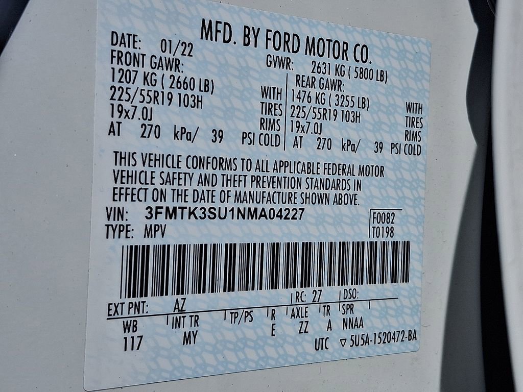 Used 2022 Ford Mustang Mach-E Premium w/ Ice White Appearance Package image 27