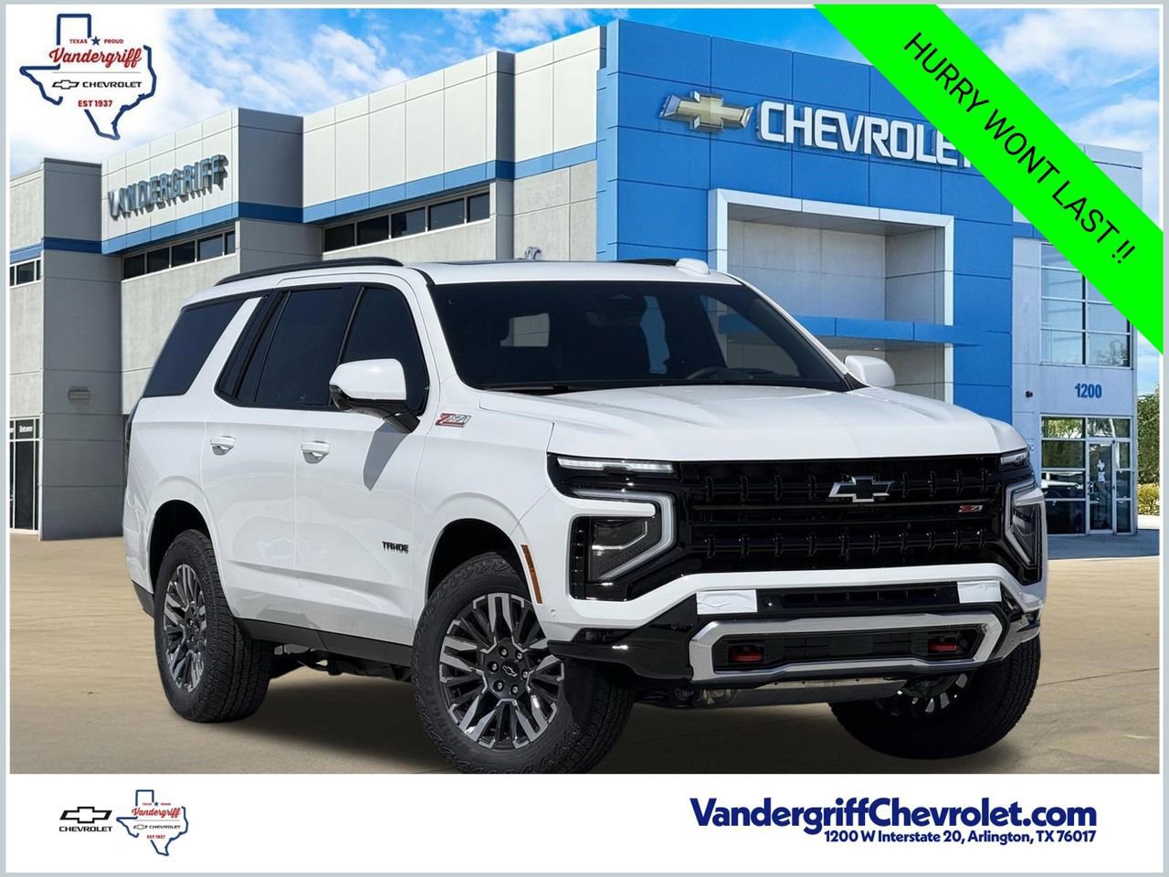 New 2026 Chevrolet Tahoe Z71 w/ Z71 Off-Road Package