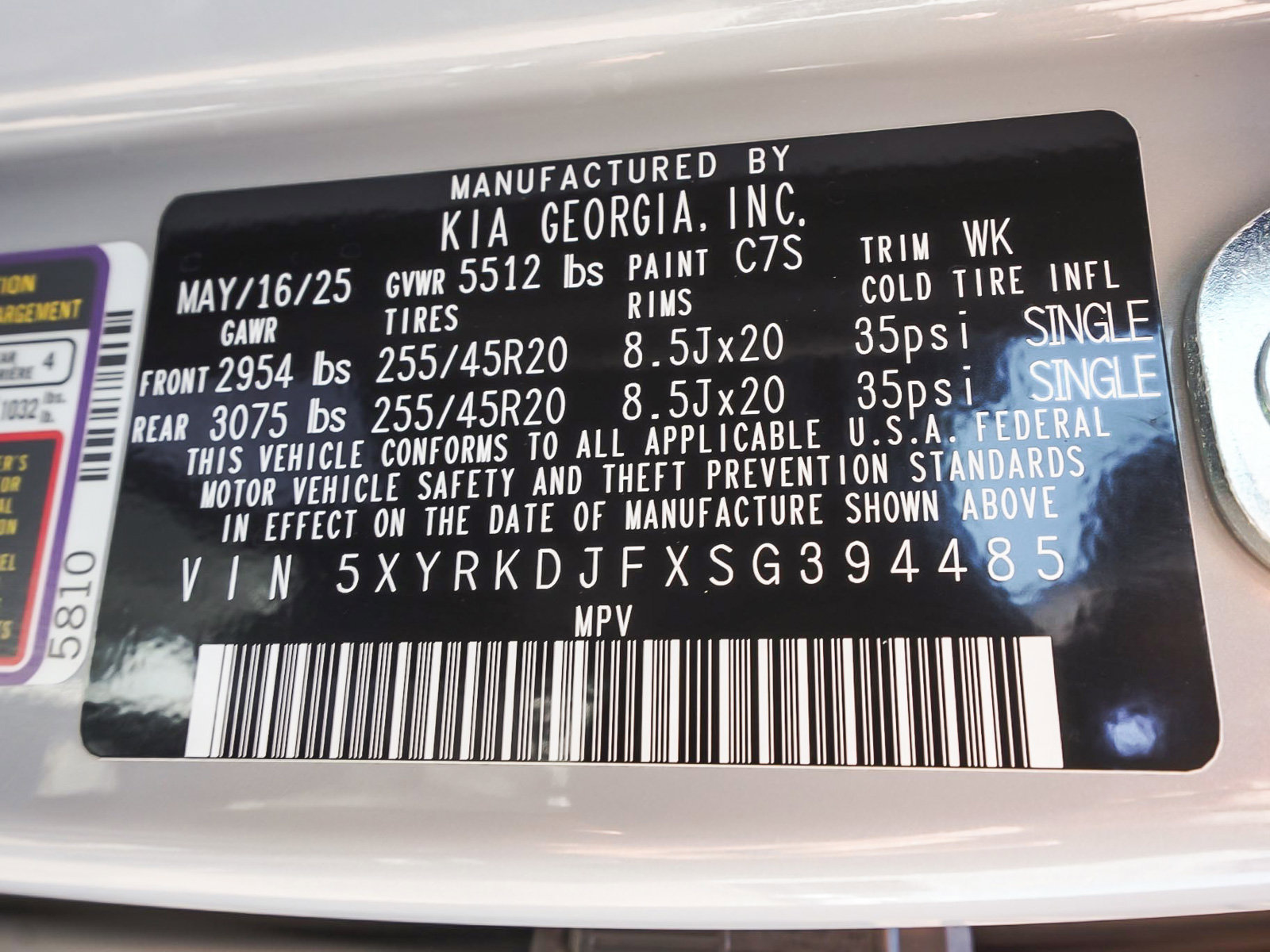 Used 2025 Kia Sorento SX Prestige w/ Olive Brown Leather Package AWD/4WD image 14