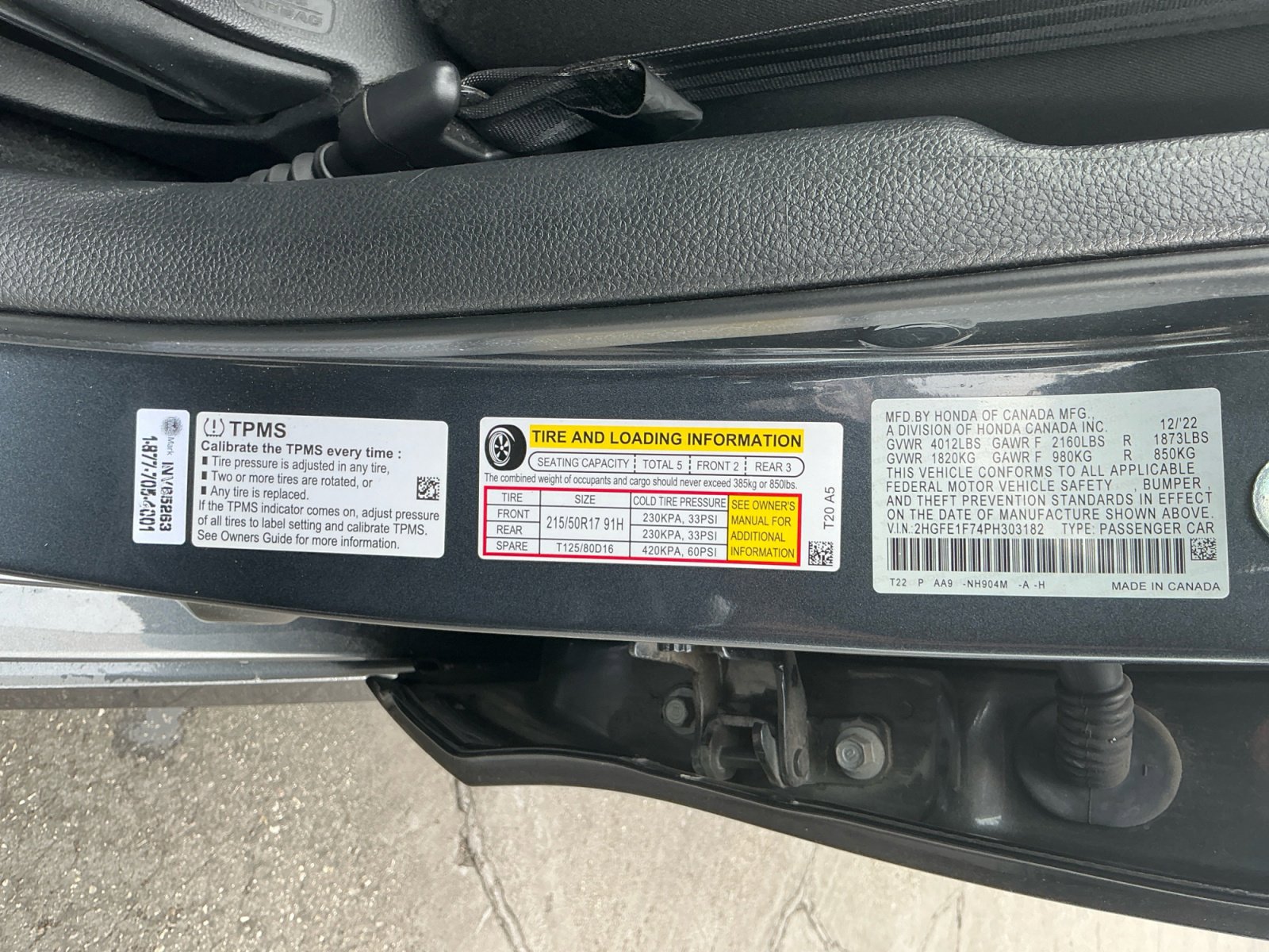 Used 2023 Honda Civic EX image 16