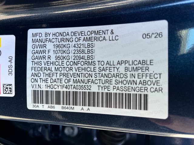 New 2026 Honda Accord SE image 20