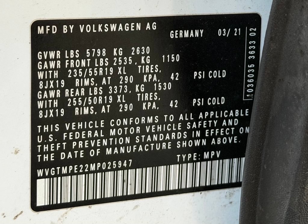Used 2021 Volkswagen ID.4 Pro S w/ ID.4 Protection Package RWD image 25