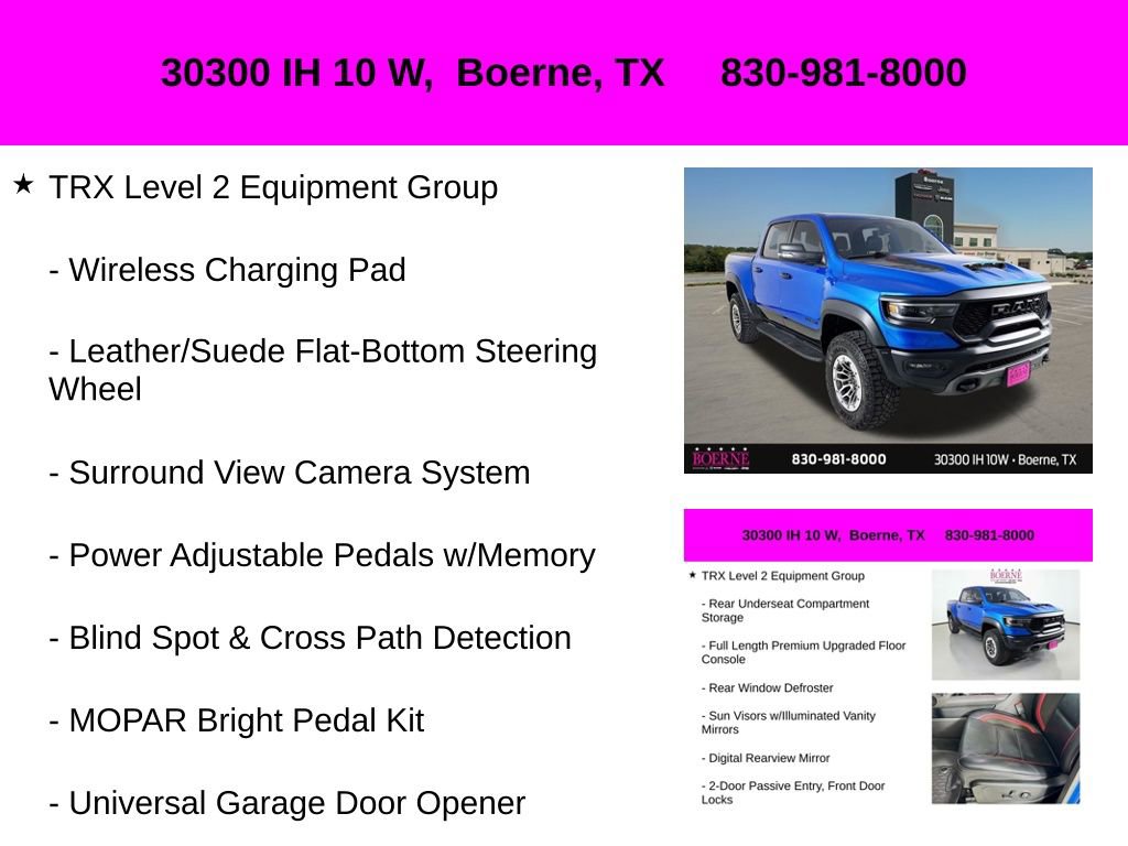 Used 2023 RAM 1500 TRX w/ TRX Level 2 Equipment Group AWD/4WD image 43