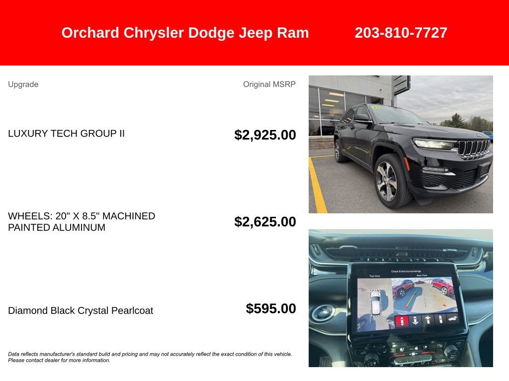 Used 2023 Jeep Grand Cherokee 4WD 4xe w/ Luxury Tech Group II image 5