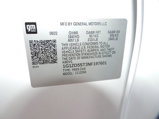 Certified 2022 Chevrolet Malibu LT FWD image 17