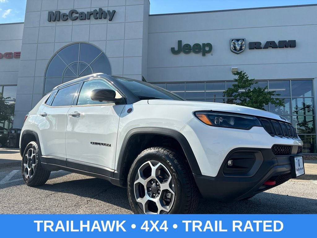 Used 2022 Jeep Compass Trailhawk w/ Trailhawk Elite Group AWD/4WD image 1