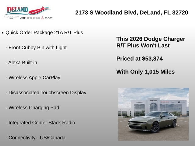 New 2026 Dodge Charger R/T AWD/4WD image 38