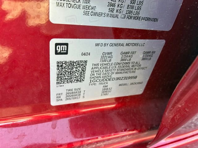 Used 2024 Chevrolet Silverado 1500 LT w/ Z71 Off-Road Package image 20