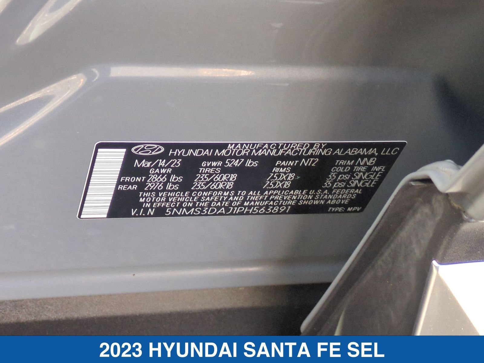 Used 2023 Hyundai Santa Fe SEL w/ Premium Package AWD/4WD image 41