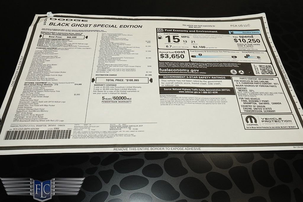 Used 2023 Dodge Challenger SRT Hellcat Redeye image 46