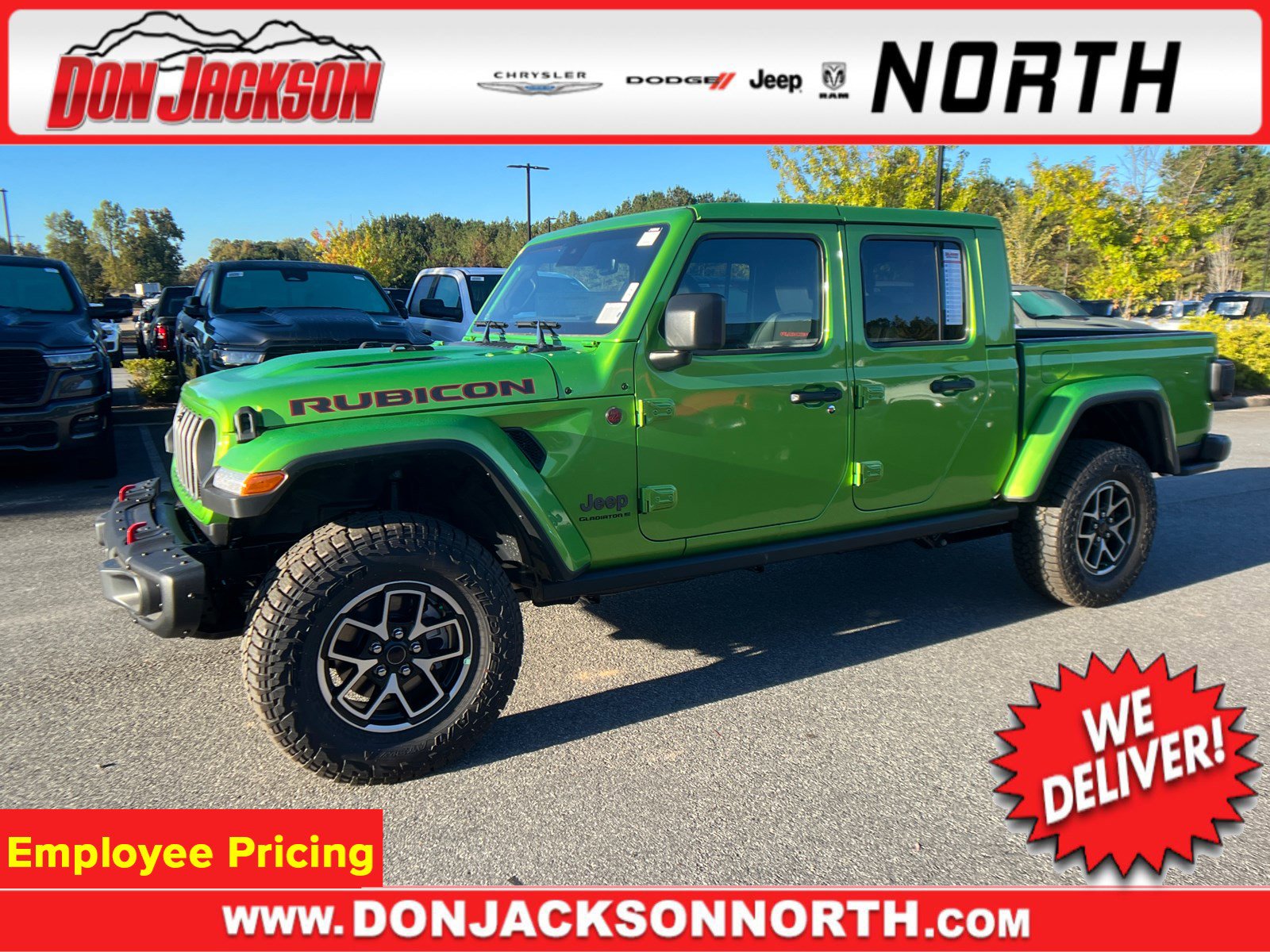 New 2025 Jeep Gladiator Rubicon