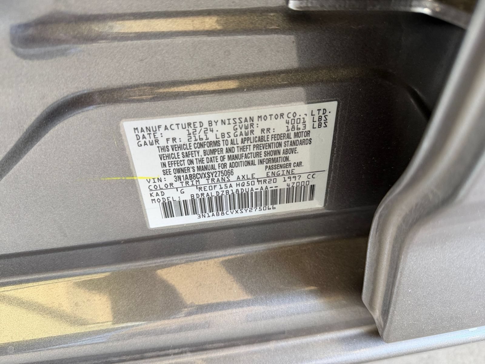 Used 2025 Nissan Sentra SV FWD image 28