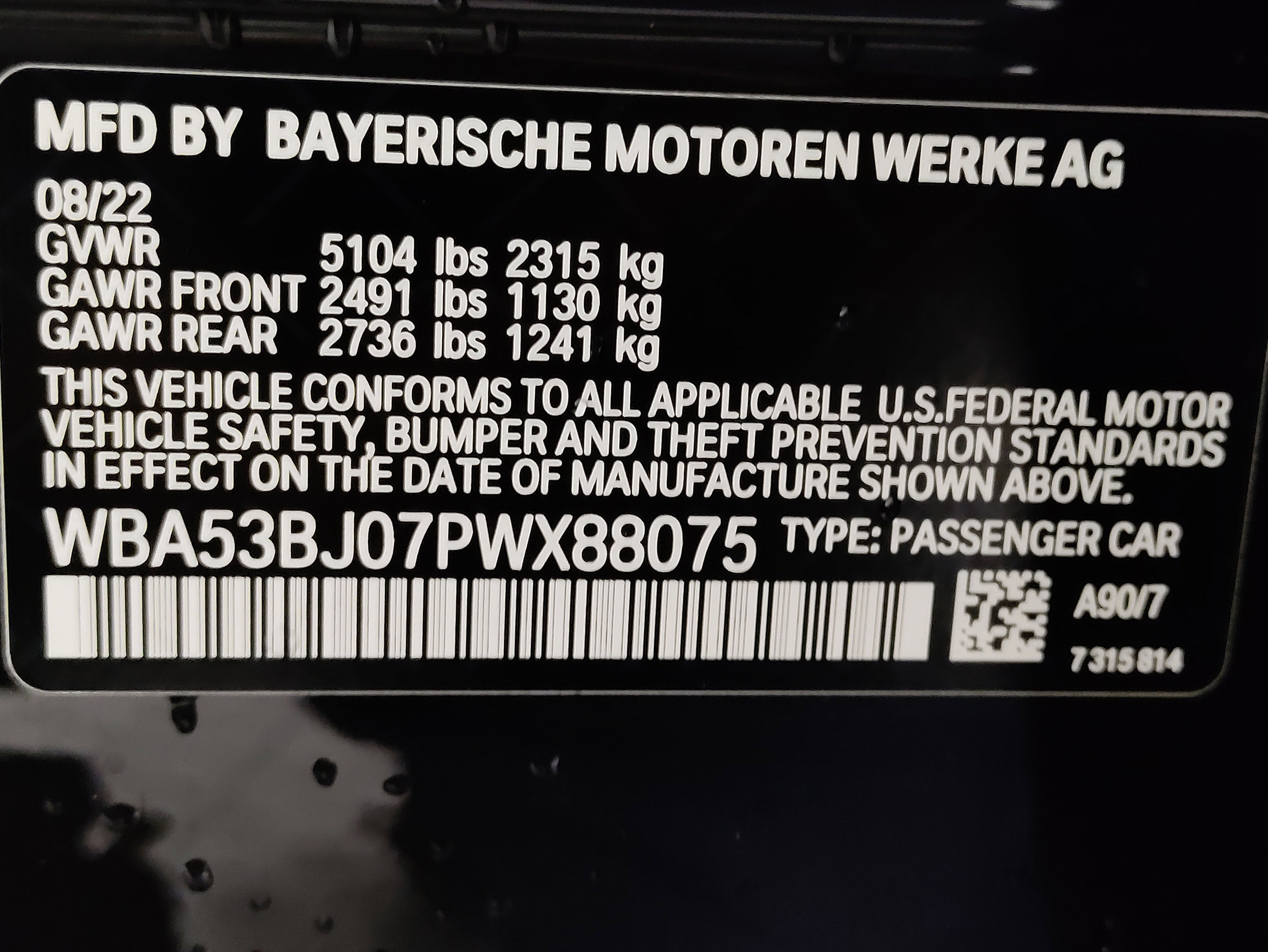 Certified 2023 BMW 540i w/ M Sport Package image 35