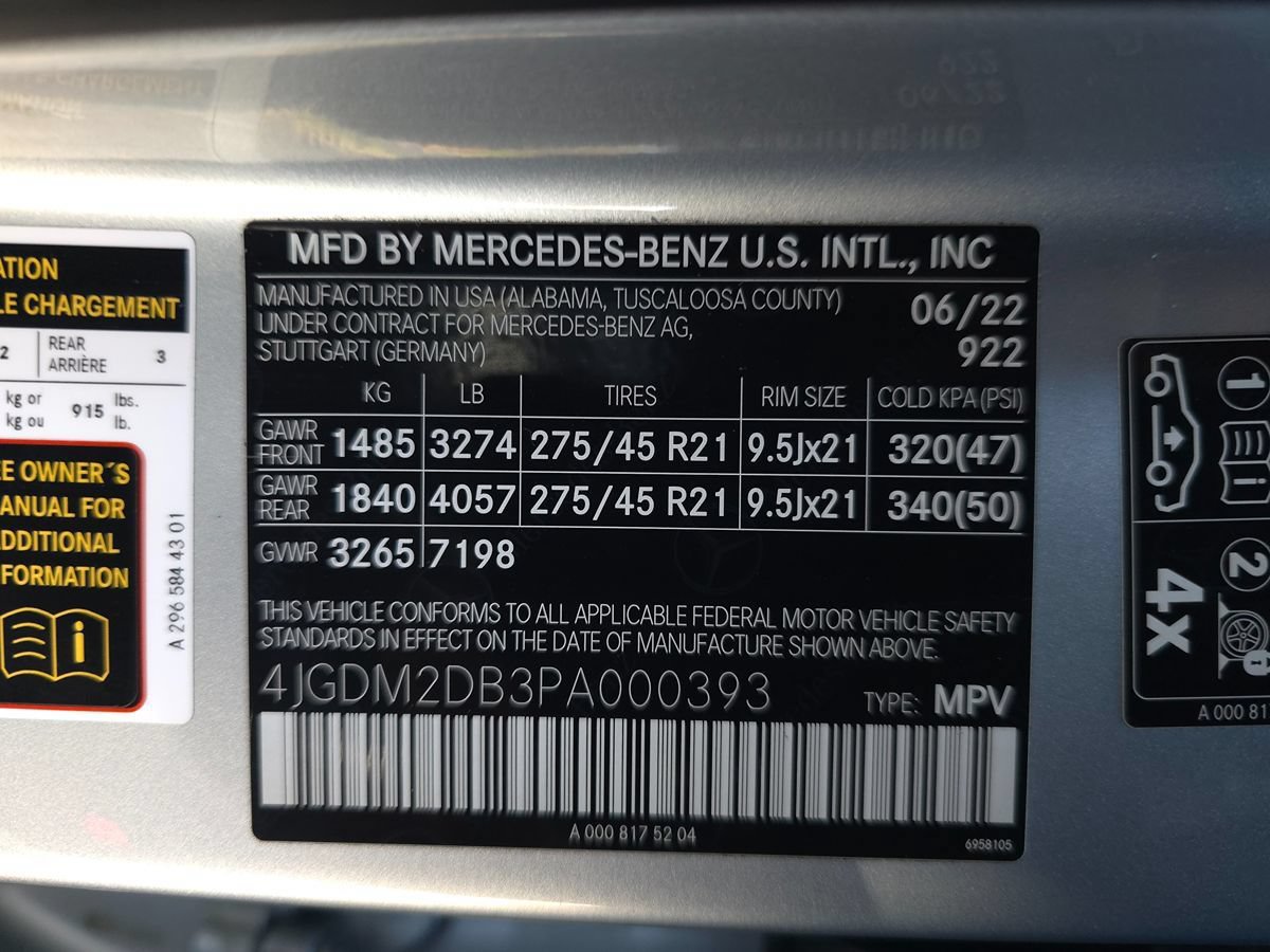Used 2023 Mercedes-Benz EQS 450+ SUV image 84