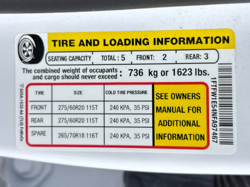 Used 2022 Ford F150 Lariat w/ Equipment Group 502A High AWD/4WD image 33