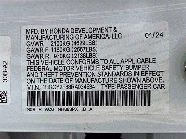 Certified 2024 Honda Accord Touring image 33