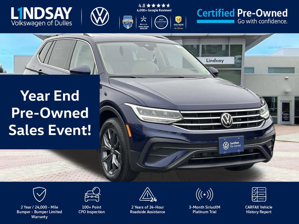 Certified 2022 Volkswagen Tiguan SE image 1