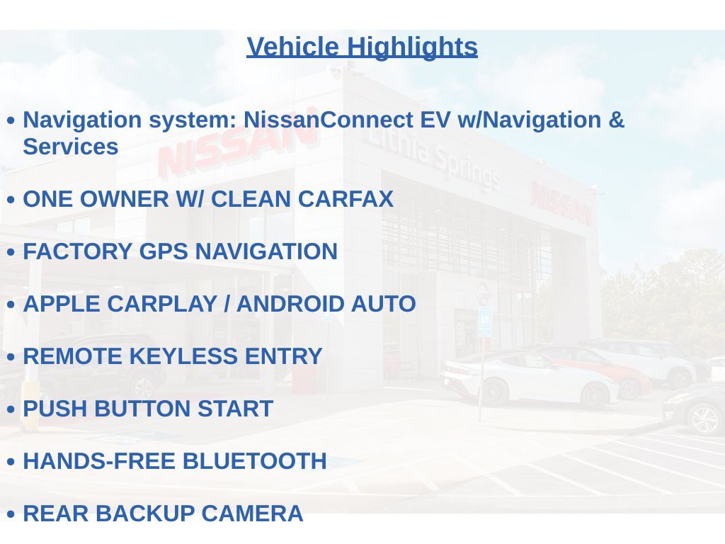 Certified 2023 Nissan Leaf SV Plus FWD image 29