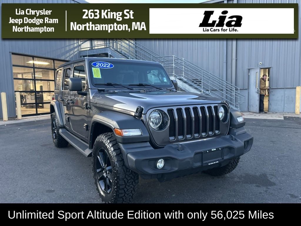 Used 2022 Jeep Wrangler Unlimited Sport image 1