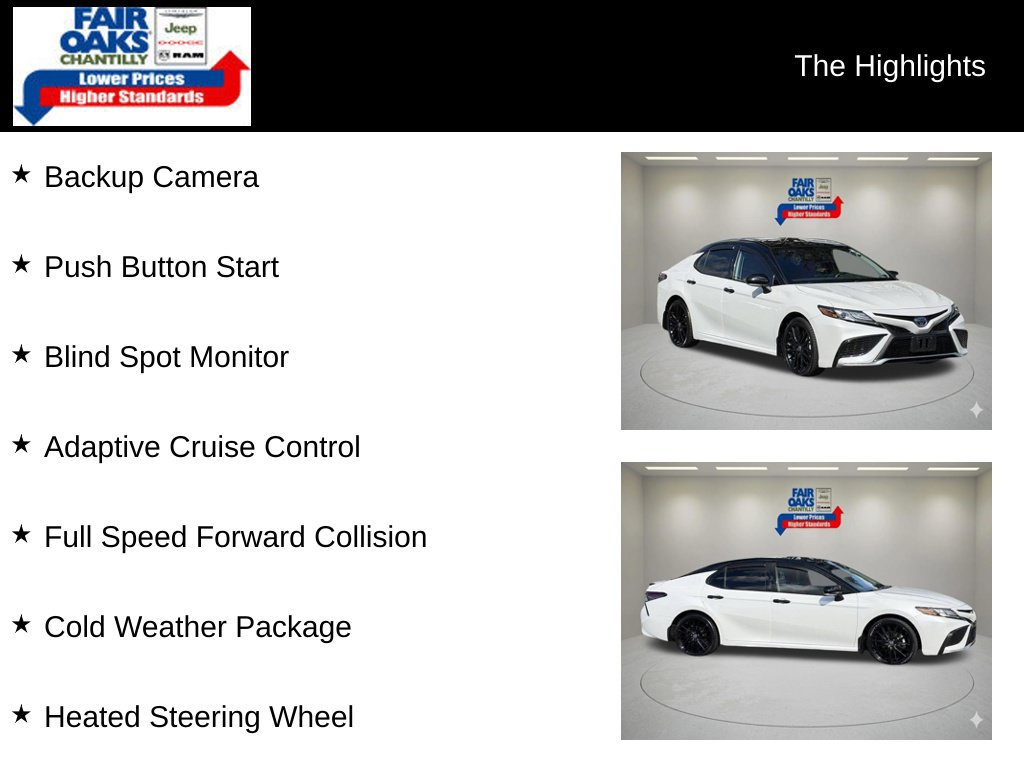 Used 2024 Toyota Camry XSE w/ Cold Weather Package FWD image 2