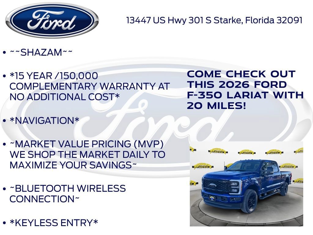 New 2026 Ford F350 Lariat w/ Black Appearance Package image 5