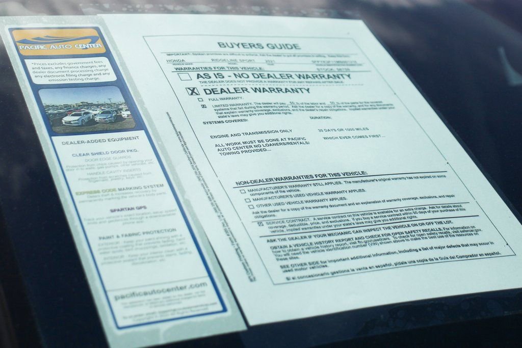 Used 2021 Honda Ridgeline Sport image 50