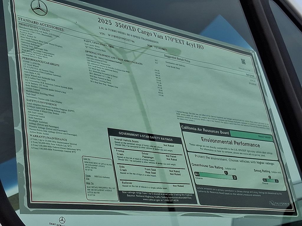 New 2025 Mercedes-Benz Sprinter 3500 image 21