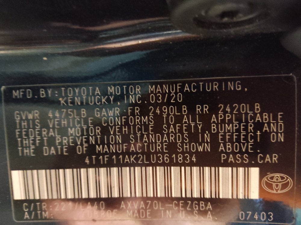 Used 2020 Toyota Camry XLE image 33