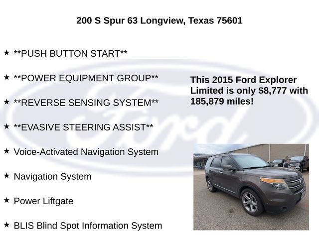 Used 2015 Ford Explorer Limited w/ Equipment Group 302A image 25