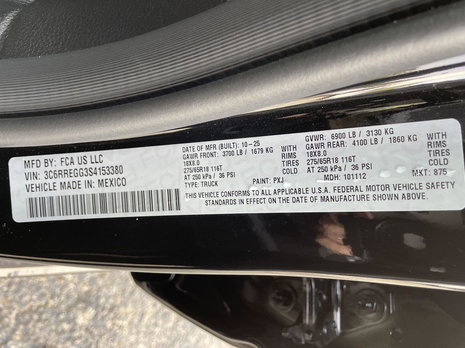 New 2025 RAM 1500 Tradesman RWD image 11
