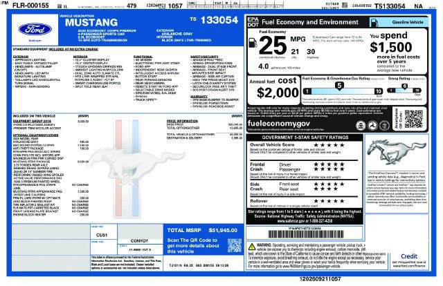 New 2026 Ford Mustang Premium w/ Mustang RTR Package RWD image 25