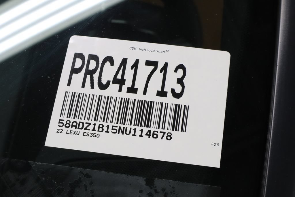 Used 2022 Lexus ES 350 w/ Premium Package FWD image 38