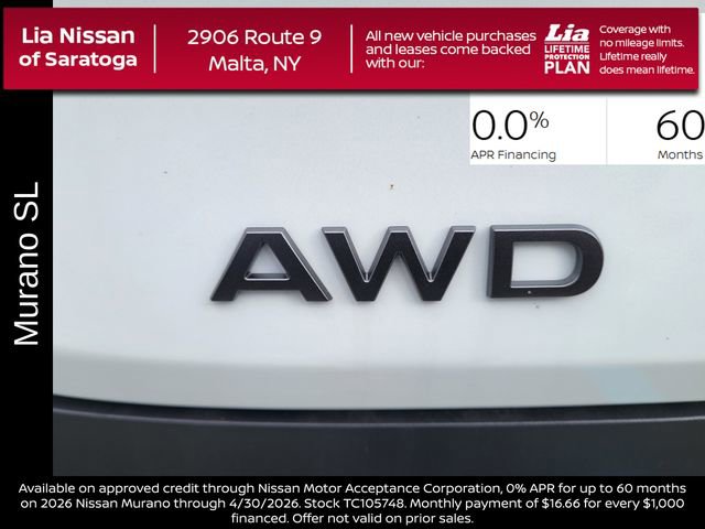 New 2026 Nissan Murano SL image 6