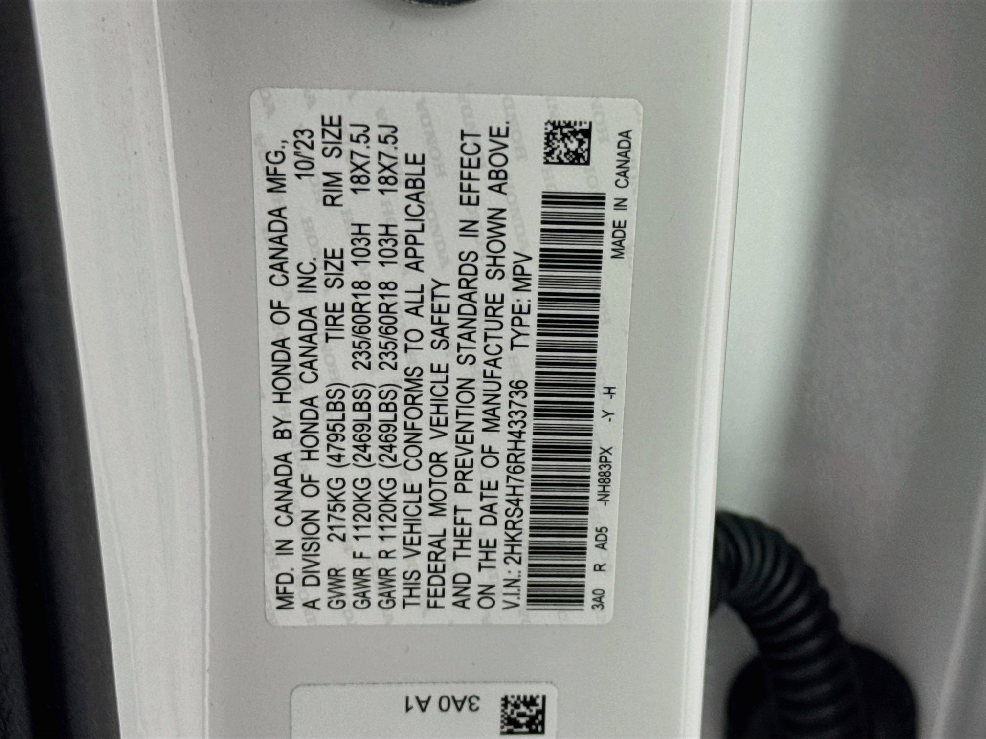 Certified 2024 Honda CR-V EX-L image 32