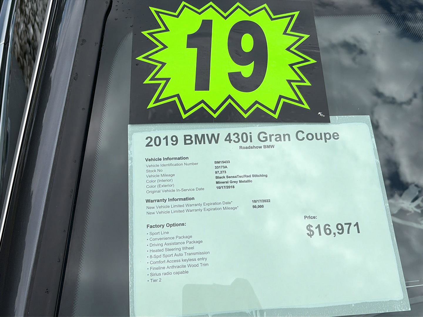Used 2019 BMW 430i Gran Coupe RWD image 20