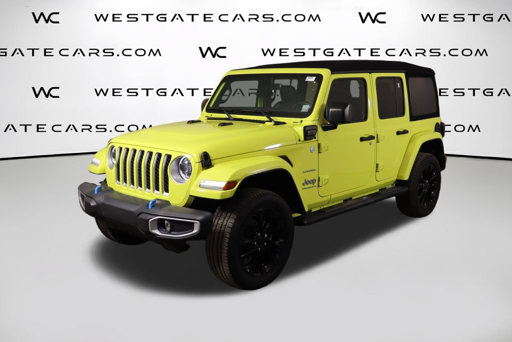 Used 2023 Jeep Wrangler Unlimited Sahara w/ Cold Weather Group AWD/4WD image 1